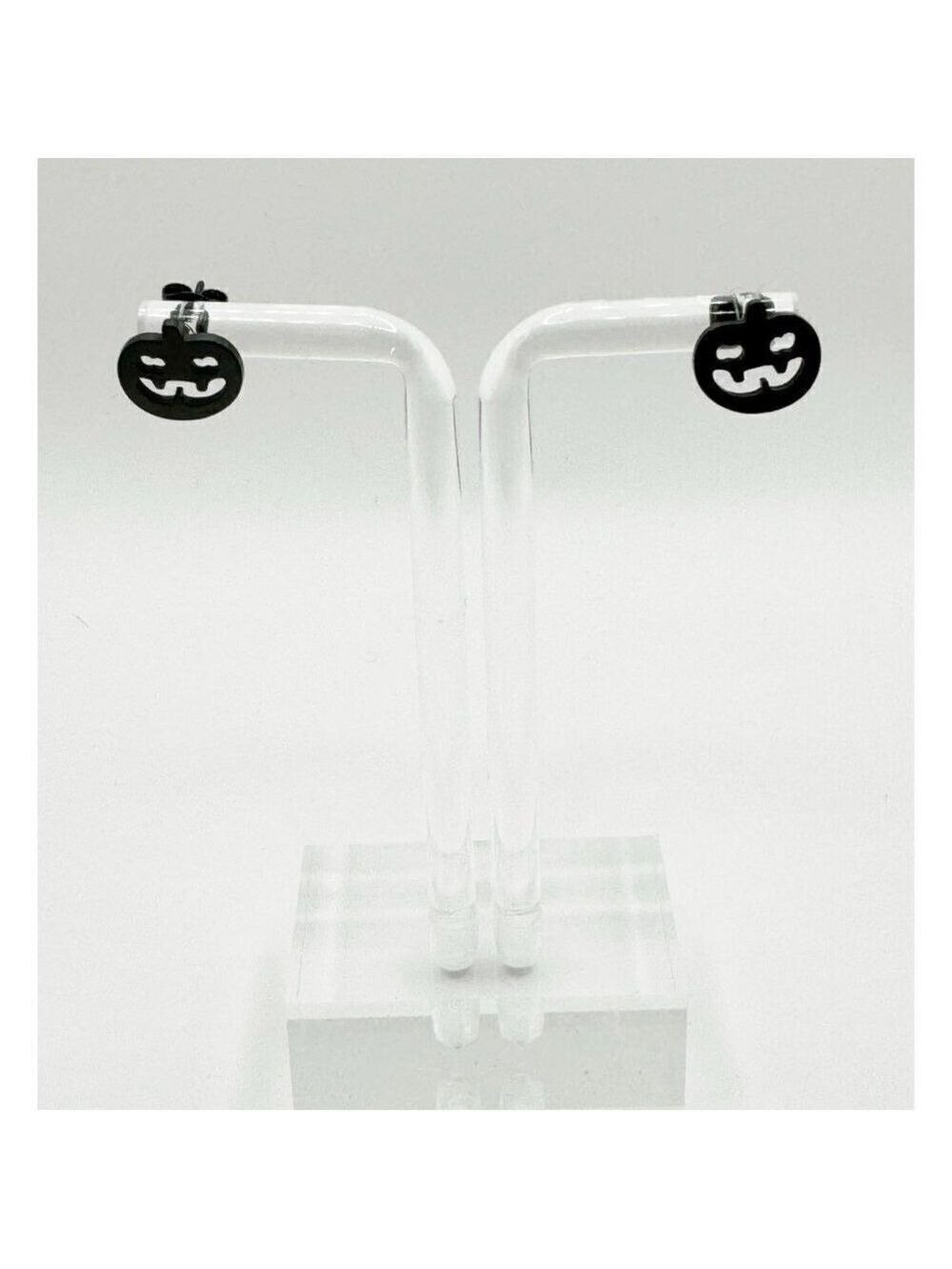 Halloween Stud Earrings Pumpkin Ghost Stainless Steel